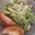 さくあさママ's cooksnap of when they made ささみ、胡瓜、カニカマの酢の物.