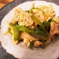 pinkあゆみん's cooksnap of when they made 豚細切れとピーマンのバター醤油オイスター.