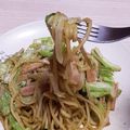 アクセル☆'s cooksnap of when they made バジルペーストの焼きそば♪イタリアン♪.