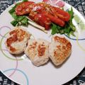 ﾁｲﾁｬﾝﾏﾏ's cooksnap of when they made 鶏ハンバーグ＊お弁当にも.