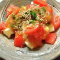 古賀竜一's cooksnap of when they made くずし豆腐のトマトと大葉たっぷりサラダ.