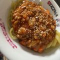 お茶丸水産's cooksnap of when they made 懐かしい～！給食のミートソース♪.