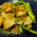 美しきロクサーヌ's cooksnap of when they made チップスで味付け＊帆立とアスパラバター＊.