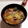 チコリママ's cooksnap of when they made ズッキーニの豚汁.