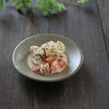 まろんかふぇ's cooksnap of when they made 簡単 じゃがいもと人参のゆかりマヨ和え.