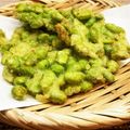 horseland's cooksnap of when they made 枝豆の天ぷら.