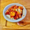 komutatata's cooksnap of when they made 魚肉ソーセージで簡単チリソース丼.