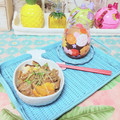 sakuraロゼット's cooksnap of when they made 椎茸の旨味で☆豚バラとごぼうの卵とじ丼.