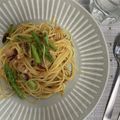 クックE7KSQI☆'s cooksnap of when they made アスパラとツナの和風スパゲッティ.