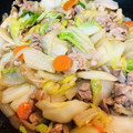 黒豆にゃんこ☆'s cooksnap of when they made 子供が喜ぶ！豚小間と白菜と野菜の中華炒め.