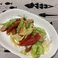 おはなすき's cooksnap of when they made 春キャベツ☆ウインナー☆カレーマヨ炒め.