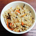 まやしゅうまま's cooksnap of when they made 煮物リメイク 煮汁で炊き込みご飯.