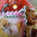 ねこしっぽ's cooksnap of when they made キャラ弁★プチトマトフラワ−(おかず).