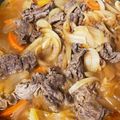 タラレバ03's cooksnap of when they made 牛肉のかわりソース煮♪.