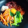 うたかた。's cooksnap of when they made フライパンで簡単！石焼きビビンバ.