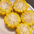 しゅーくりーむママ's cooksnap of when they made レンジで簡単☆とうもろこし.