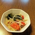 ななななぴ's cooksnap of when they made 角切りトマトがポイント！もやしサラダ.