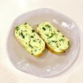 クックEBXFTK☆'s cooksnap of when they made ㋻ニラin玉子焼き.