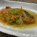 tagakmk's cooksnap of when they made 優しい味の鮭の南蛮漬け.