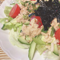 ＊しずく雨＊'s cooksnap of when they made 種が出ない裏技♪トマトのきれいな切り方.