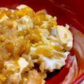 キャラメル☆♪'s cooksnap of when they made お手軽☆お豆腐と天かすの卵とじ丼.