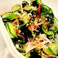 柚子♡⸝⸝⸝'s cooksnap of when they made きゅうりとわかめの酢物.