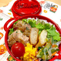 YUH♡ママ's cooksnap of when they made 豚こまとエノキのだんご焼き＊.