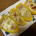オキラックマ's cooksnap of when they made ささっと一品!パプリカのツナマヨチーズ焼.