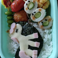よしゆか62's cooksnap of when they made お弁当に！簡単ちくわきゅうりの三兄弟.