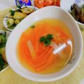 へい♡ゆー♡'s cooksnap of when they made 人参だらけのコンソメスープ.