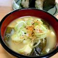 ぽろっとＱちゃん's cooksnap of when they made 味噌汁　わかめと豆腐.
