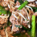 ohykr's cooksnap of when they made もやしとひき肉のオイスター味噌炒め.