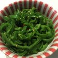 マイ©'s cooksnap of when they made *お弁当に☆レンチンでピーマンナムル*.