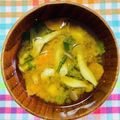 チェックのミニくま's cooksnap of when they made 簡単美味しい♡シーフードミックスの味噌汁.