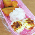 えりこ82☆'s cooksnap of when they made お弁当に♪ゆで卵のカレーマヨ焼き.