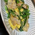 クックESJAZA☆'s cooksnap of when they made 白米消滅！肉にら玉子炒め（肉ニラ玉炒め）.