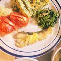 mack♪♪♪'s cooksnap of when they made 法蓮草とパプリカの和キッシュ風薄焼き.