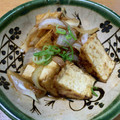 おかすんよ's cooksnap of when they made もう一品☆厚揚げと玉ねぎの生姜炒め.