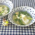 みかかめ's cooksnap of when they made にらと豆腐のかき玉汁.