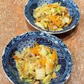 なつき☆ミ's cooksnap of when they made 白菜と人参とサバ味噌煮缶のレンジ蒸し.