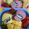 クックVB2ZJ6☆'s cooksnap of when they made スプラトゥーン＊イカ＊キャラ弁.