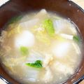 ∞らら∞'s cooksnap of when they made 具は白菜だけ～　我が家のお雑煮.
