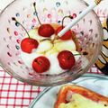 在宅勤務のおじさん's cooksnap of when they made さくらんぼヨーグルト.