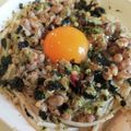 Yuuko7i's cooksnap of when they made 低糖質☆たまご納豆茶漬け ver.えのき.
