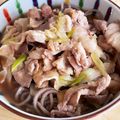 ジルとギンコ's cooksnap of when they made 豚ねぎ蕎麦.
