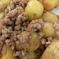 もりのおうち's cooksnap of when they made 簡単！小さい新じゃがの肉味噌炒め！.