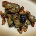 たべたべこ's cooksnap of when they made 鶏皮となすのオイスターソース炒め.