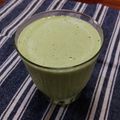 YCHキッチン's cooksnap of when they made バナナ抹茶スムージー.