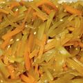 ゆずぽん。。's cooksnap of when they made 茎レタス（山クラゲ）のキンピラ.