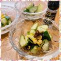 nakamucchi's cooksnap of when they made きゅうり、塩昆布、コーンのごま油和え.